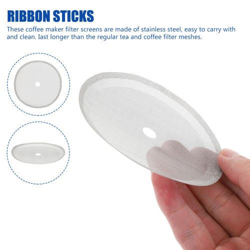 2 Pcs Coffee Machine Filter Sheet Cup Mesh Makers Screen