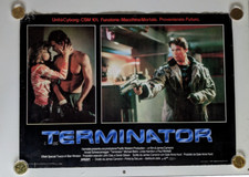 THE TERMINATOR Original Italian Cinema Lobby Daybill Poster 47cm x 67cm RARE One