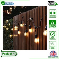 Outdoor LED Festoon Lights 48FT IP65 Waterproof String for Party Garden Events