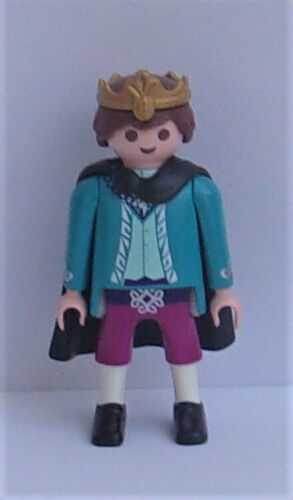 Playmobil Castle    1 x Prince with Gold Crown & Cape   Very Good Condition - Picture 1 of 1