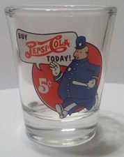 Pepsi Cop 1½ Shot Glass