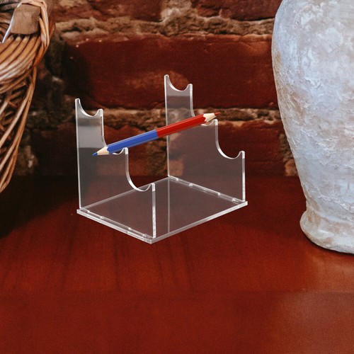 Acrylic Pen Holder Display Stand Ballpoint Pen Display Rack 3-tier Makeup Brush - Bild 7 von 12
