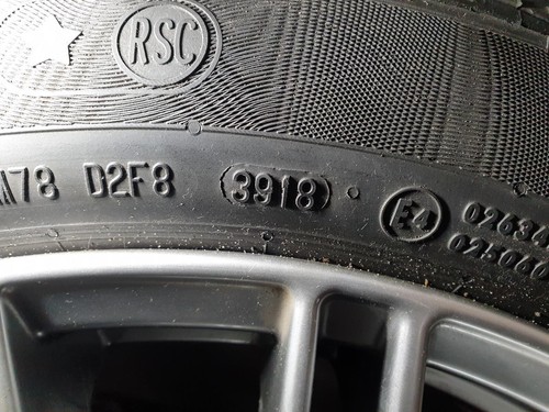 Chevrolet Malibu KL1G Jantes Alu Pneu Hiver 225/50 R 18 Runflat Continental 94% - Bild 12 von 13