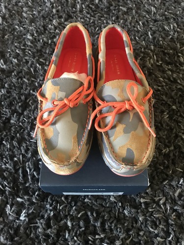 Cole Haan Grant Driver Camo/Orange Size 