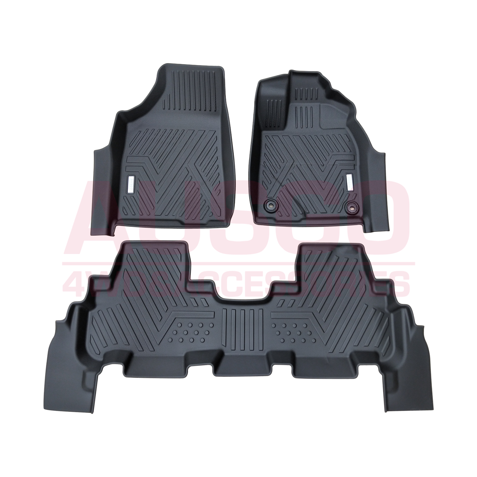 AUSGO 5D TPE Floor Mats Carpets for Toyota Kluger 20132020 Door Sill