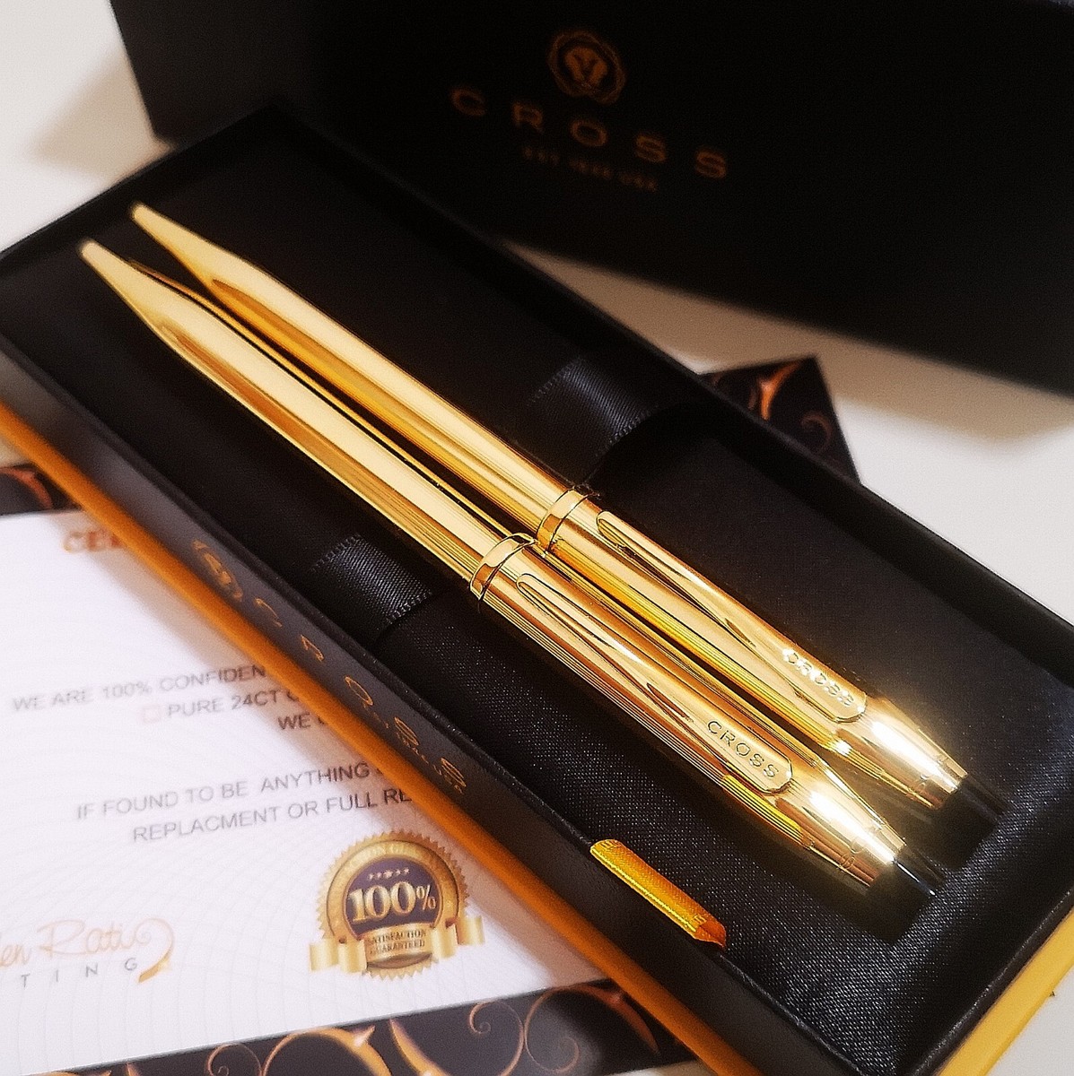Cross Pen 24 Carat Gold Pen Cross Classic Century 23Kt Gold-plated