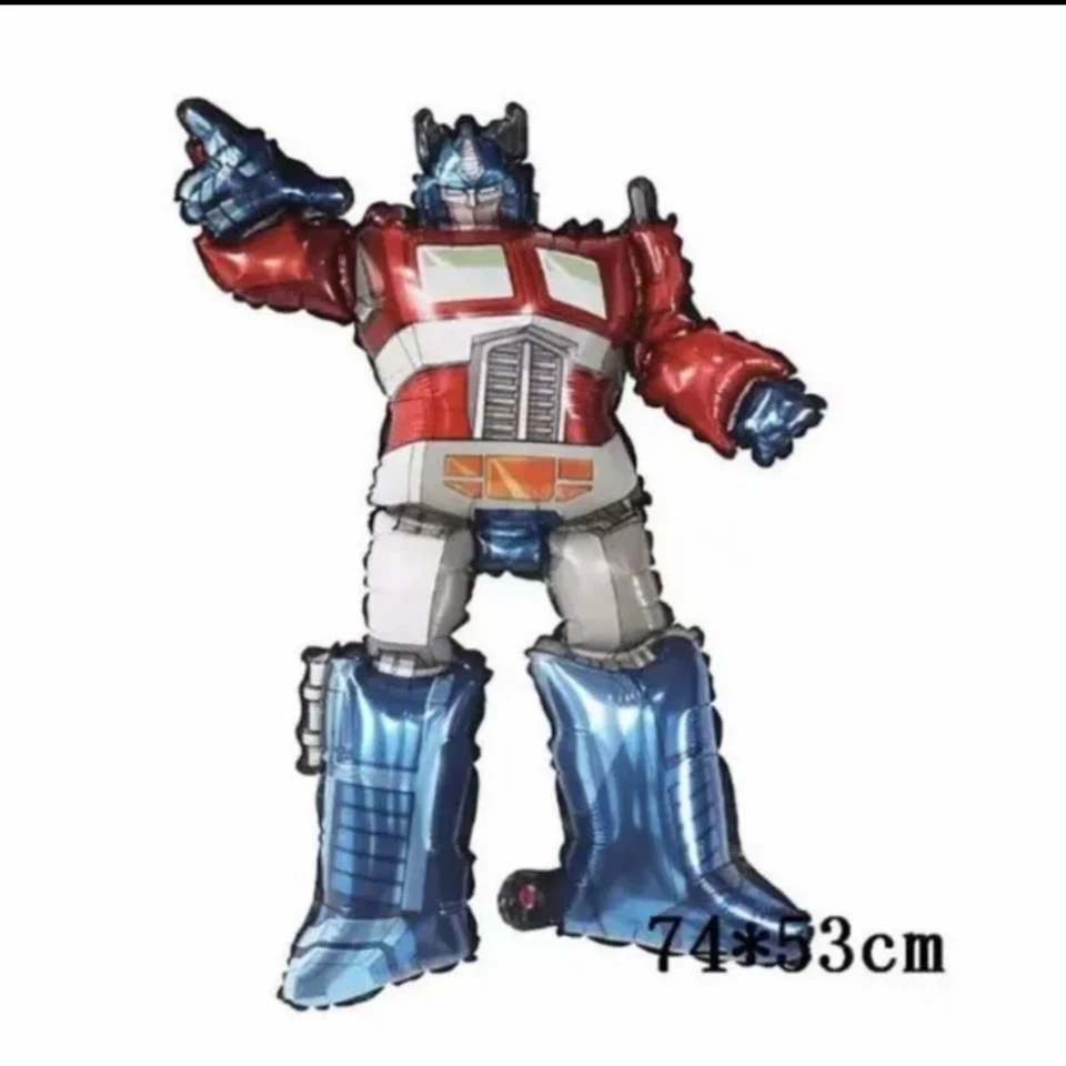 (6)TRANSFORMERS 6 Pcs Foil Balloon Birthday Party Supplies Decor Bumblebee Robot - Image 3 of 4