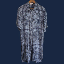 Anthropologie Oversized Print Shirt Dress with side slits