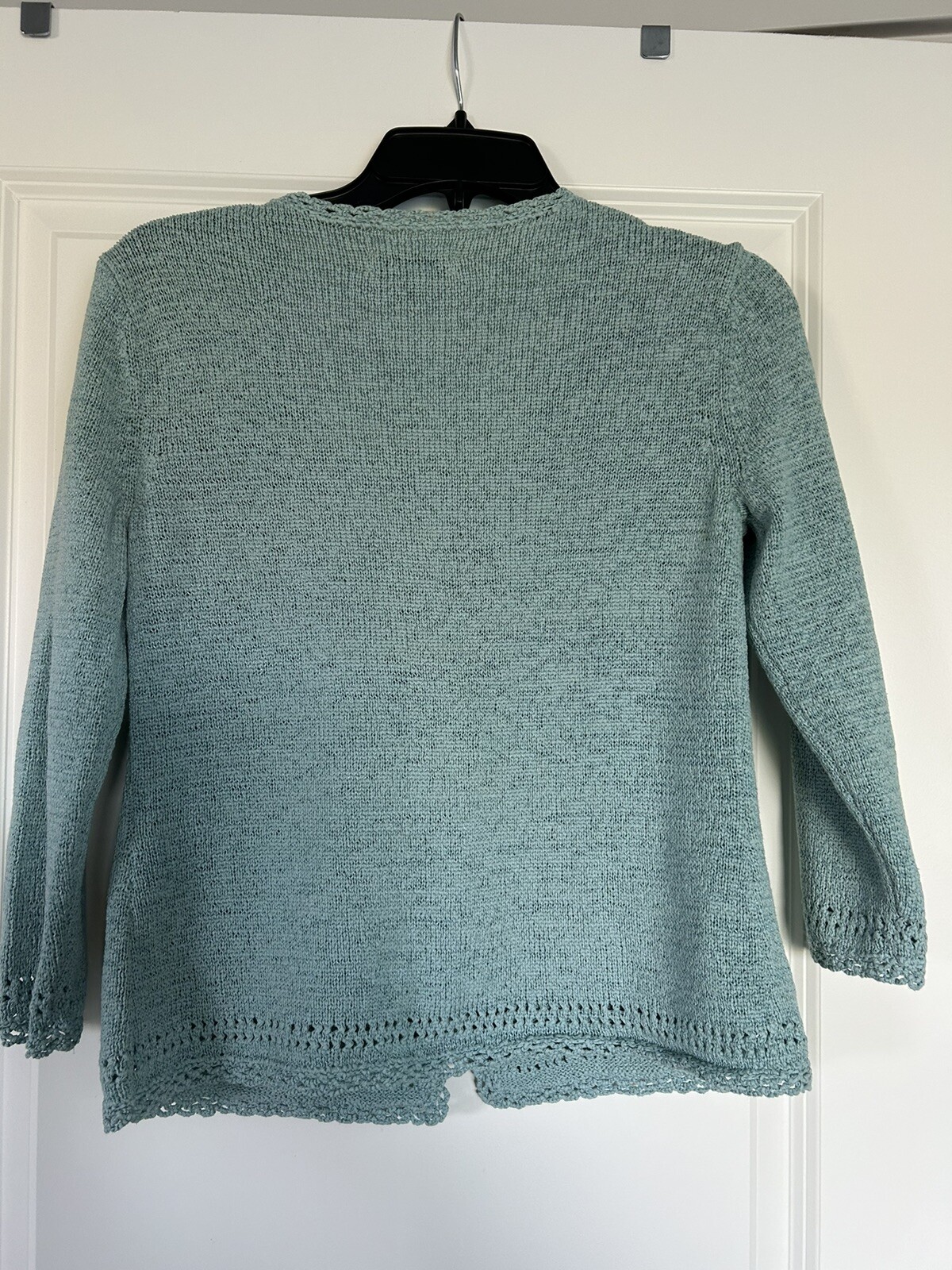 Pendleton Turquoise Small Sweater button Up - image 4