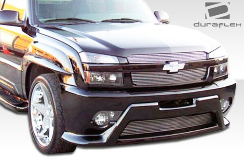 02-06 Chevy Avalanche w/ Cladding Platinum Duraflex Front Body Kit Bumper 103003 - Picture 2 of 8