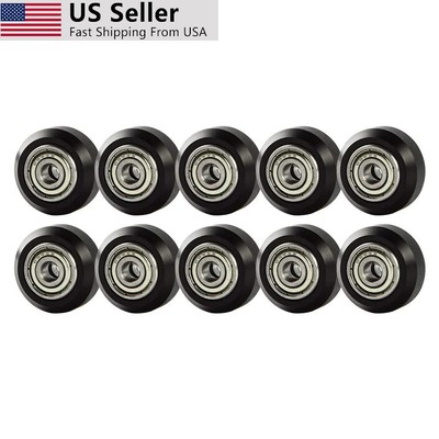 Kingroon 3D Printer POM Wheel Plastic Pulley Linear Bearing for Creality Ender 3