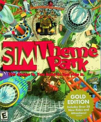 SimTheme Park: Gold Edition (PC, 2002) - Sealed - Rated E