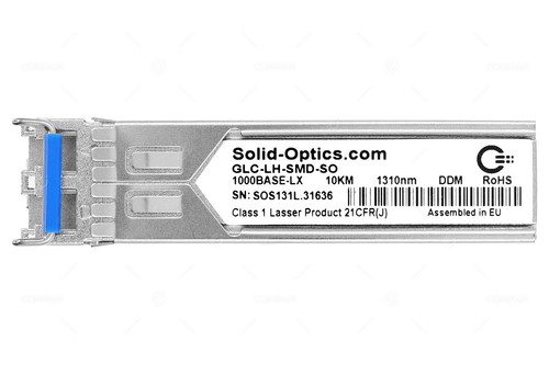 GLC-LH-SMD-SO SOLID OPTICS TRANSCEIVER MODULE 1G SFP DDM LC SMF 1310NM 10KM - Afbeelding 2 van 7