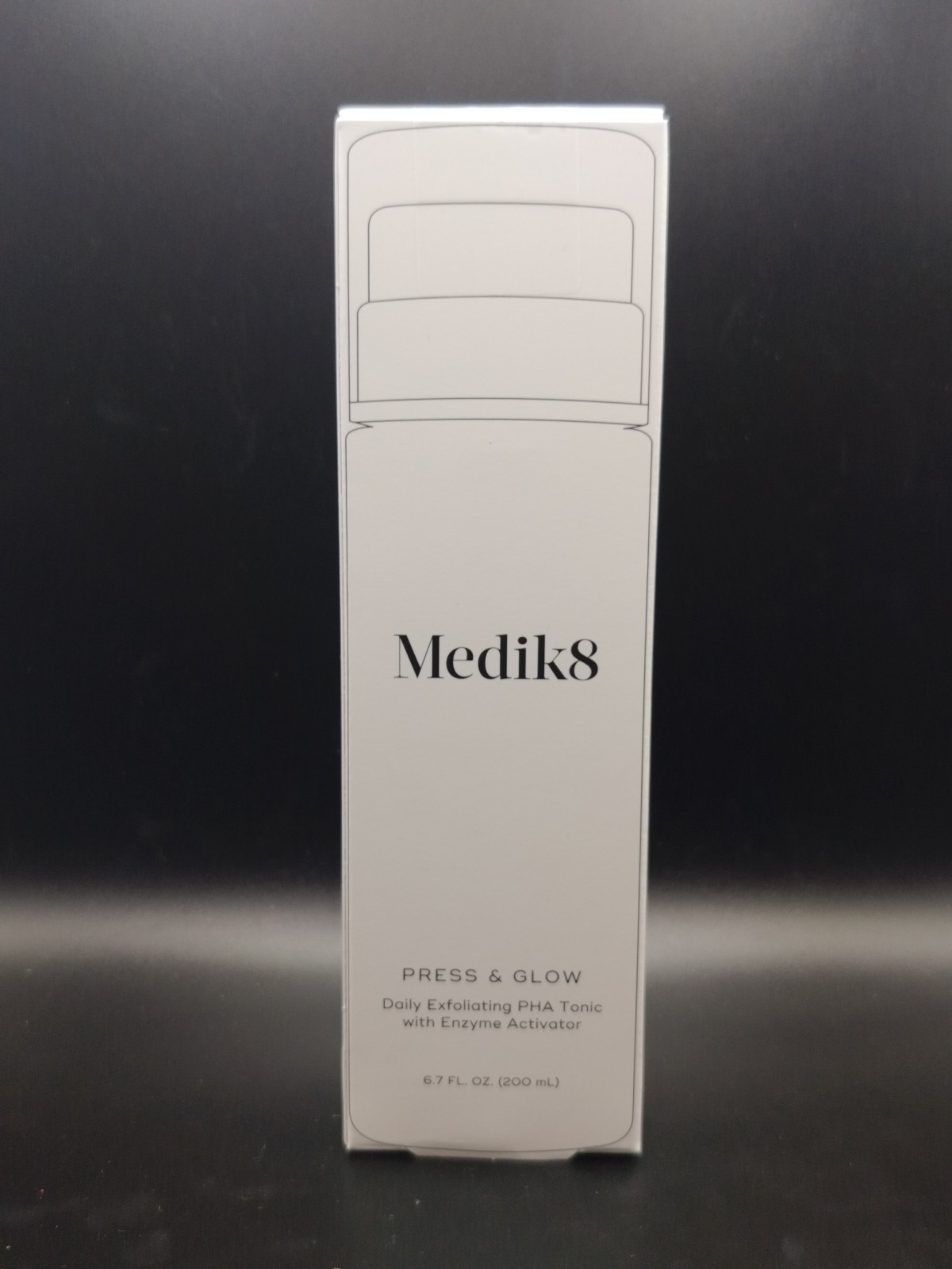 Medik8 Press and Glow Daily Exfoliating PHA Tonic with Enzyme Activator 200 ml