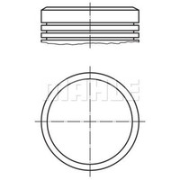Mahle Kolben FüR Peugeot CitroëN 206 SchräGheck 2A/C 1.4I 2E/K 1.4 5F 5 G