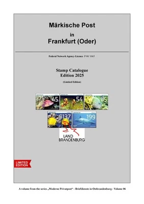 Privatpost - Neudruck Briefmarkenkatalog Märkische Post 8. Auflage - Bild 1 von 2