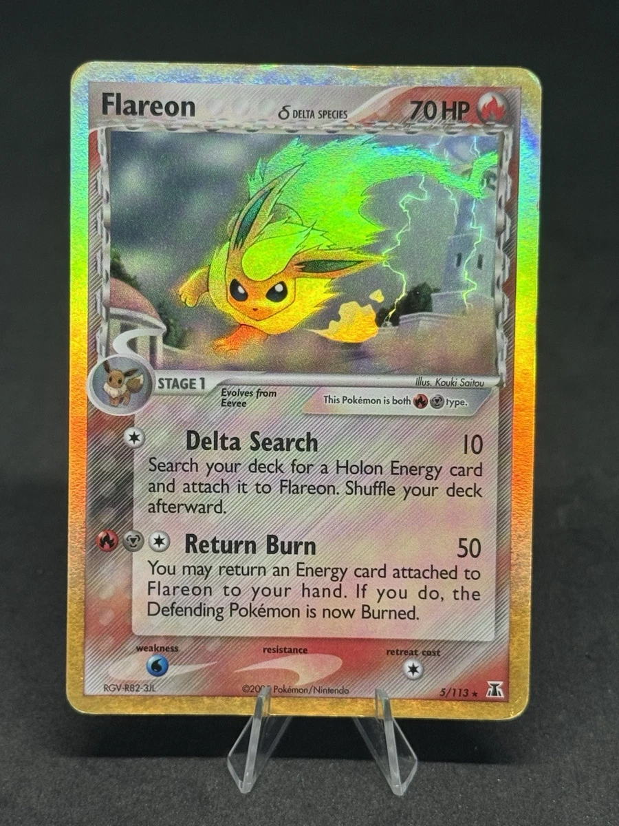 Flareon Pokémon TCG Individual Collectible Card Game Cards for