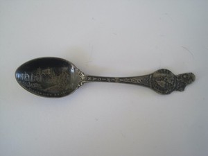 Souvenir Spoon Pan America Exposition Electricity Building 1901