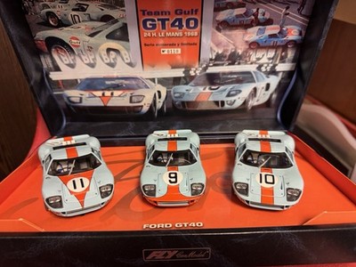 Fly Slotcar Gulf Edition Ford GT40 1:32 le Mans 1968 24h