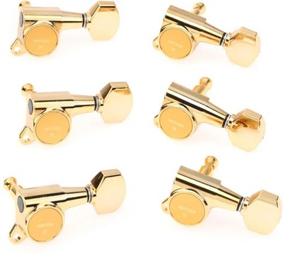 Gotoh SG381-07 Tuners - 6 In-line Right-handed, Gold