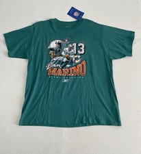 Vintage Dan Marino 90's Miami Dolphins NFL Reebok Hall Of Fame T-shirt NWT Large