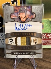 William Karlsson 2021-22 UD The Cup Signature Materials Auto Patch /99 #SP-WK