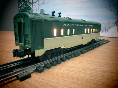 Lionel 6-16024 Spur O Northern Pacific Speisewagen mit beleuchtetem O.B. C-8 - Bild 4 von 10