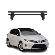 Menabo Dachträger Grundtäger für Toyota Auris mk2 2012-2018 50kg Alu Schwarz 2x