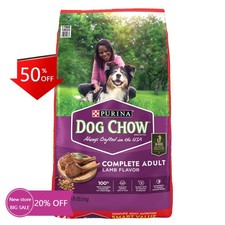 Dog Chow Complete Adult Lamb Dry Dog Food - 44lbs 0.72 per pound