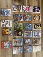 Nintendo Wii and Wii U Cases WITH MANUAL BUT NO GAMES