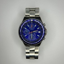 Orologio cronografo SEIKO V657-8120 batteria sostituita buone condizioni