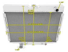1969 1970 Mercury Cougar Xr7 2 Row All Aluminum Champion Radiator Dr 1969 1970 Mercury Cougar Xr7 2 Row All Aluminum Champion Radiator Dr