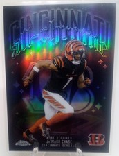 2025 Topps Chrome Ja'Marr Chase #ACT-5 All Chrome Team Refractor Bengals