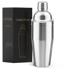 Cocktail Shaker,24 oz Martini Shaker,Drink Shaker Built-in Strainer,Professional