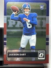 2025 Donruss Optic - Jaxson Dart 2015 Retro #2 SP - RC Giants Red White Blue
