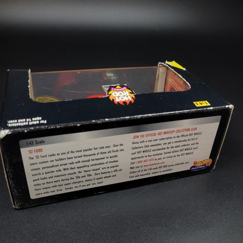 HOT WHEELS COLLECTIBLES HOT ROD MAGAZINE 1 IN SERIES OF 5 1/43RD '32 FORD SEALED - Picture 4 of 5