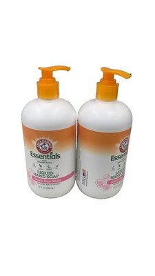 Arm & Hammer Essentials Liquid Hand Soap Gentle Rose Water 12oz 2 Pack