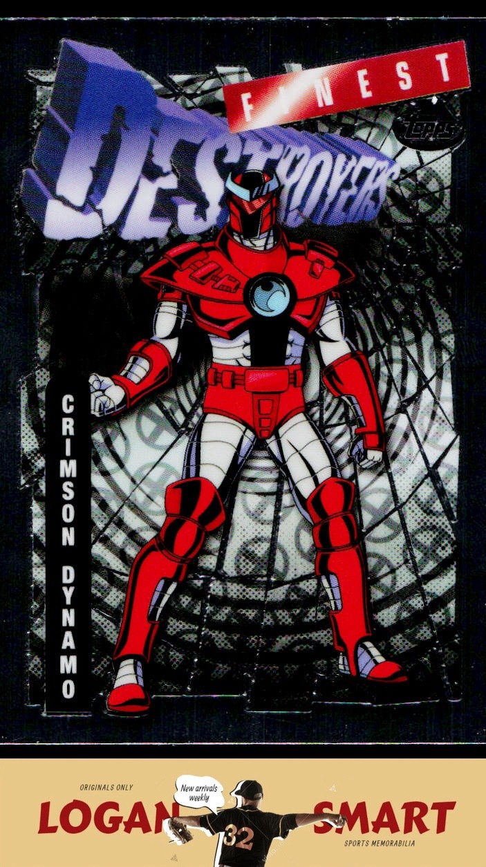 Crimson Dynamo 2025 Topps Finest X-Men '97 Refractor #71