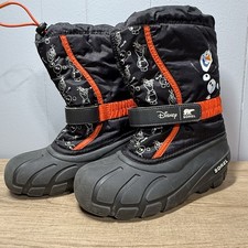 Sorel Disney Frozen Olaf Winter Boots Kids Sz 4 Snow Waterproof Insulated Warm