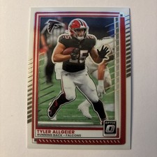 2025 Panini Donruss Optic Tyler Allgeier #33 Atlanta Falcons Nm
