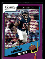 Lance Briggs 2021 Classics Purple Timeless Tributes 49/50 #123