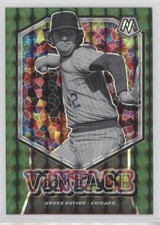 2021 Panini Mosaic Vintage Green Mosaic Prizm Bruce Sutter #V9 HOF 02v3