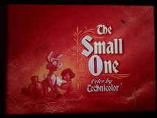 16mm SMALL ONE, THE (1978) Disney animated short; red color, splicy credits