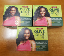 3 Kits: ORS Olive Oil Texlax  Stretch Semi-Straightening System Exp 8/26 1B