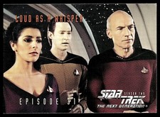 Star Trek TNG #150 Picard, Data, Troi - Trading Card (1995, Sky Box)