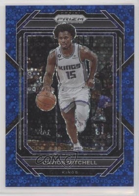 2022-23 Panini Prizm Fast Break Blue Prizm 70/150 Davion Mitchell #136 0q0m
