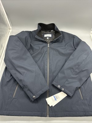 Calvin Klein Stand Collar Water Resistant Jacket True Navy XL NWT