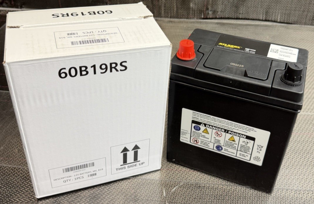 60B19RS Tesla 2016 2021 Model X 12V OEM Battery MFG2025 AtlasBXB19 1046200-10-C