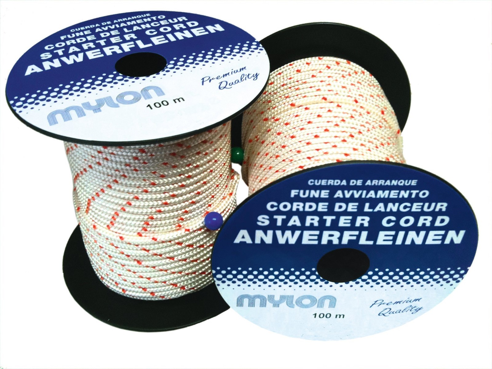 Corde de lanceur 4mm MYLON ROPES pour réparer facilement le démarrage de la tondeuse