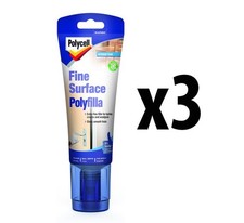 Polycell Fine Surface Polyfilla 400g Off White Filler Ready Mixed Smooth Finish 